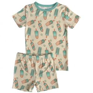 In My Jammers Blue Popsicle S/S 2pc PJ Set Size 4T
